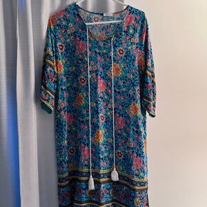 Halife Multicolor Floral Dress
